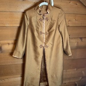 Vintage Hong Kong Intricate Custom Maxi Jacket Embroider Tailor Em Danny’s Asia